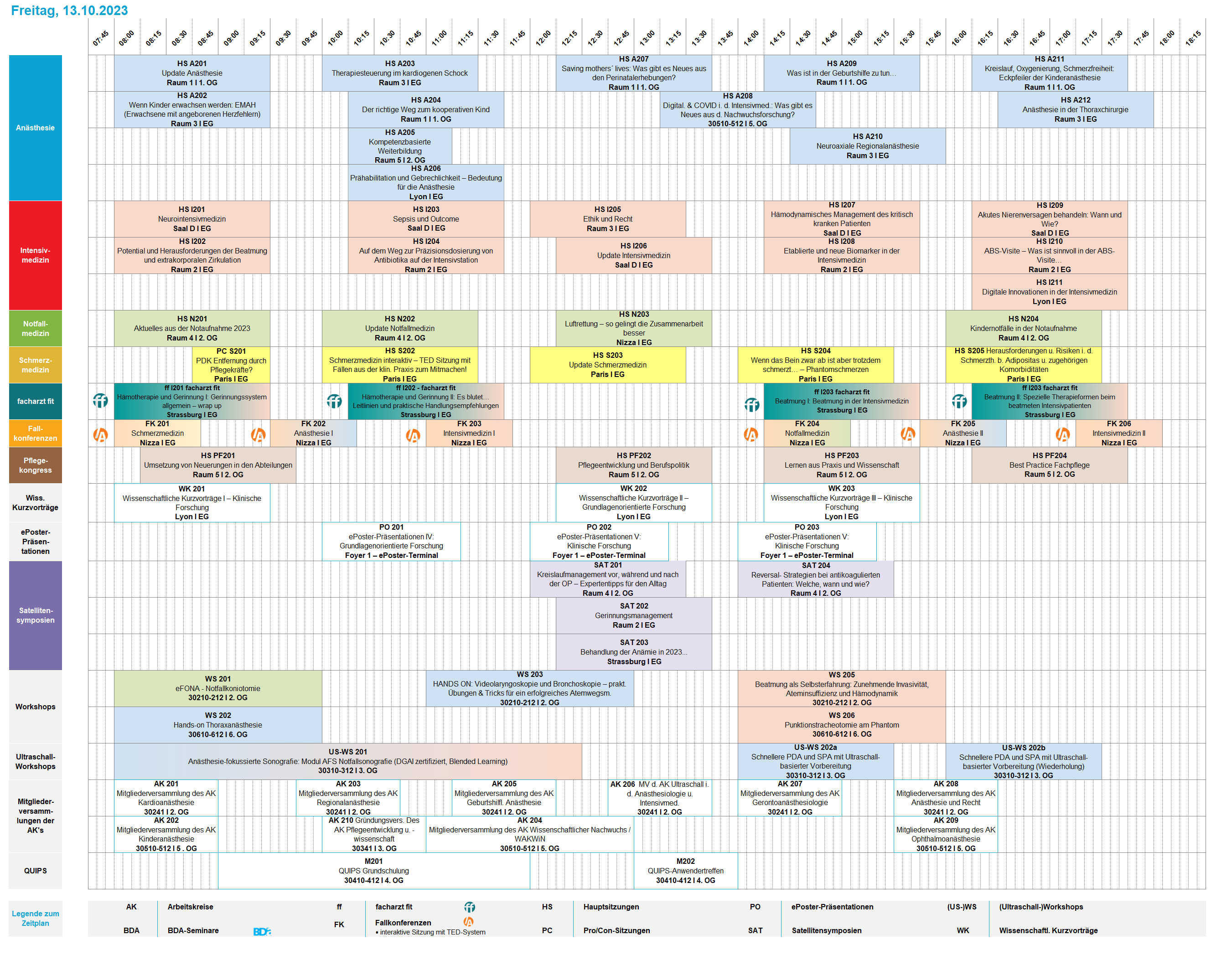 Timetable